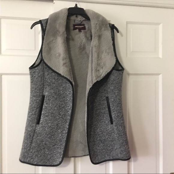 Johnston and Murphy Faux Fur Lined Long Vest Size Large in Excellent Con… - Picture 7 of 8